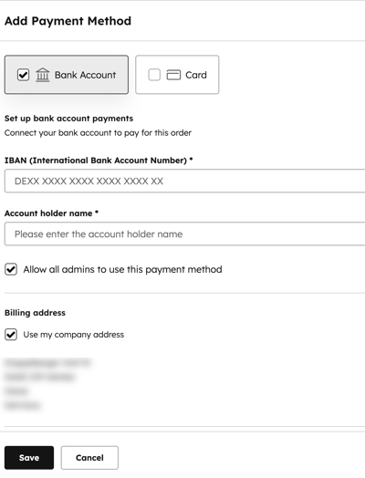 SEPA Adicionar Método de Pagamento-1