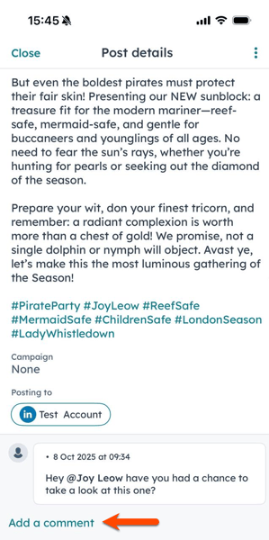 campaigns-comments-app