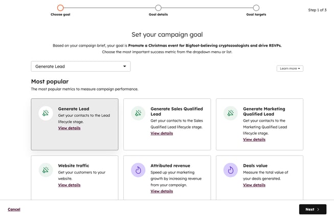 campaigns-goals-set