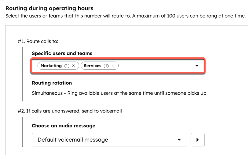 Set up routing rules in the conversations inbox
