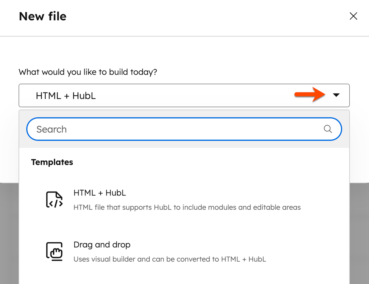 Build a custom coded template