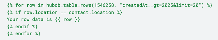 Example code for avoid filtering by personalization tokens