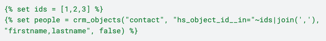 Example code for limiting the number of calls of CRM functions