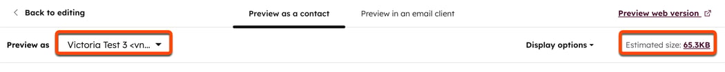 Review and decrease the size of marketing emails