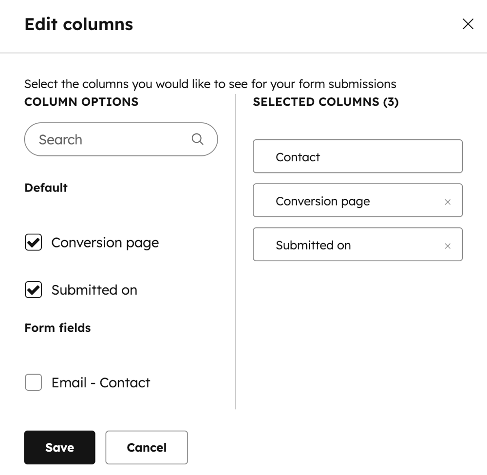 Export Form Submissions