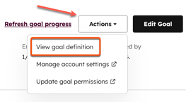 Report on goals