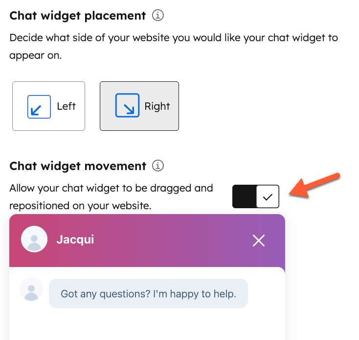 Connect and customize a chat channel in help desk