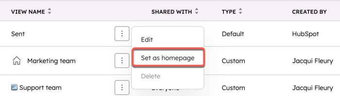 help-desk-set-view-as-homepage