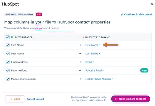 integrations-import-google-sheets-set-up-property-mappings