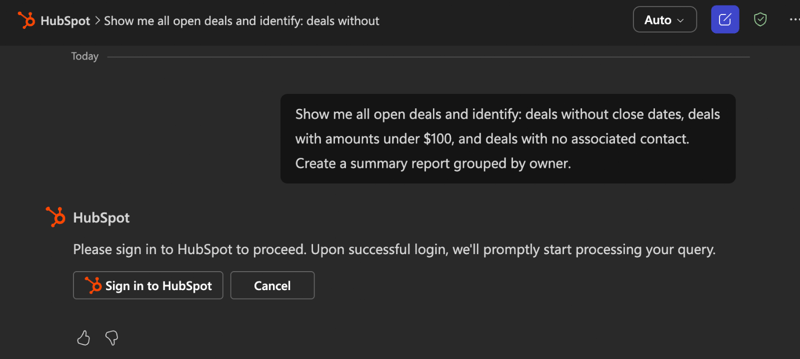 Copilot-connector-chat