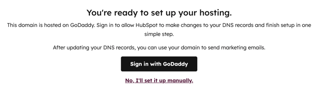 Authenticating an email provider by signing in through that provider's service.