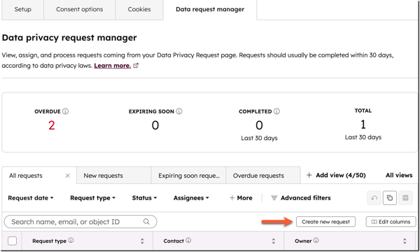 manually-create-data-privacy-request