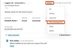 Edit, delete, or comment on an activity