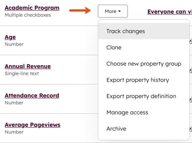eventos-rastrear-alterações