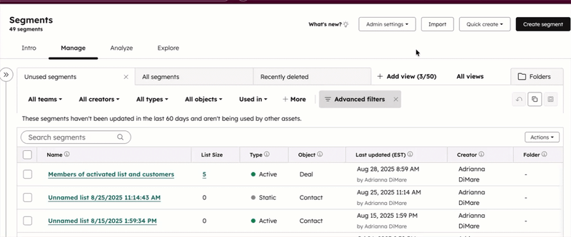 default-views-for-segments