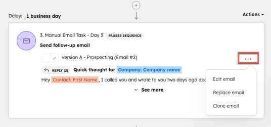 sequences-replace-email