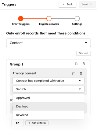 workflow-filter-privacy-status