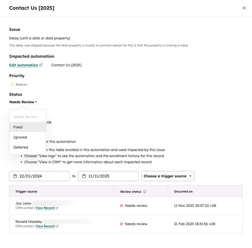 workflows-automations-issue