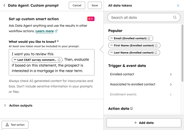 workflows-breeze-data-agent-custom-prompt