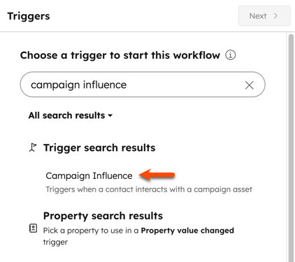 workflows-campaign-influence-event-trigger