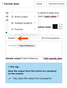 workflows-format-action-custom