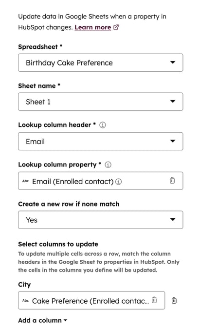 workflows-google-sheet-update