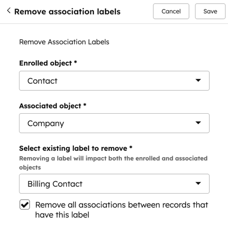 workflows-remove-association