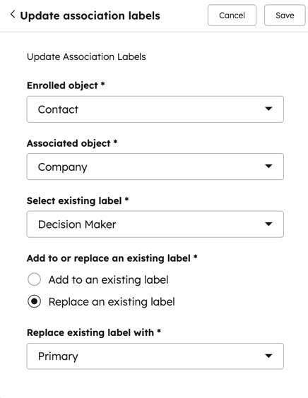 workflows-replace-association