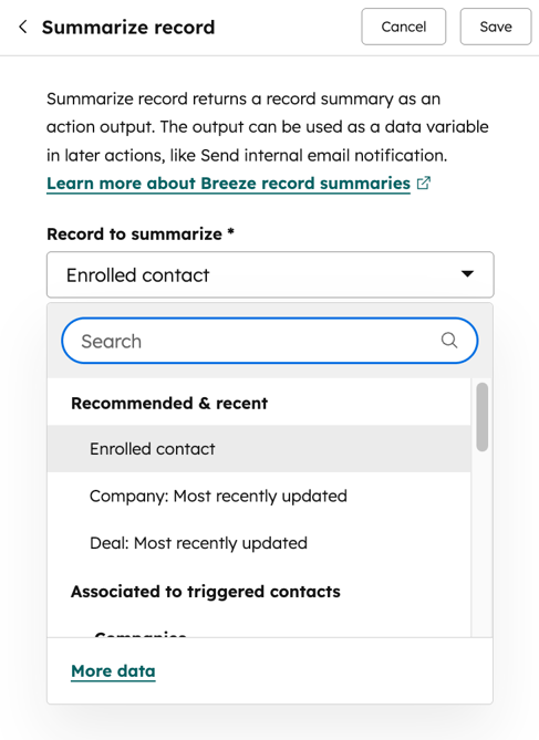 workflows-summarize-data