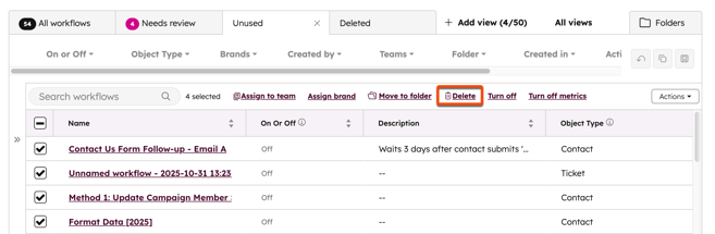 workflows-unused-workflows-delete