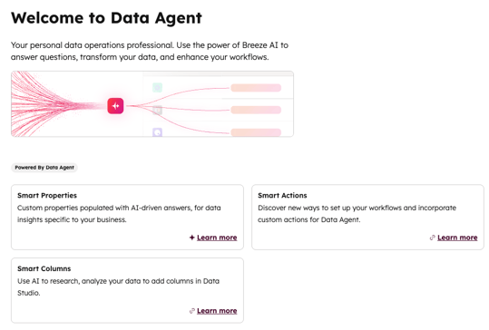 marketing-data-agent-welcome-screen