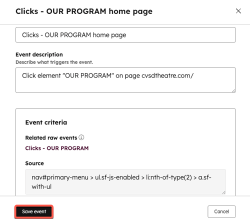 Autocapture-edit-verified-event