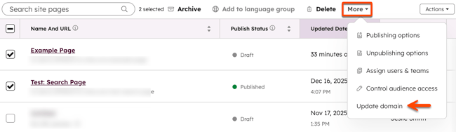 website-and-landing-pages-bulk-update-domain-for-pages