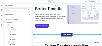 Content Editor Design Edit content in the content editor