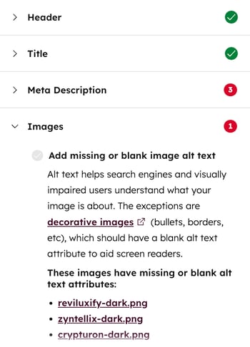 website-and-landing-pages-recommendations-seo