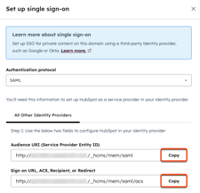 website-and-landing-pages-set-up-sso