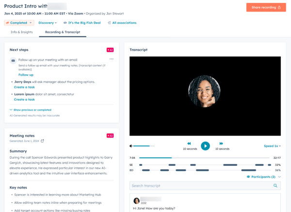 Review-recording-and-transcripts