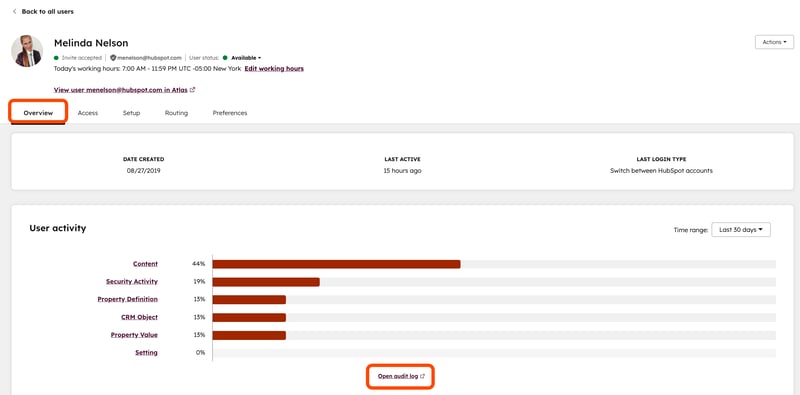 Settings-user-overview