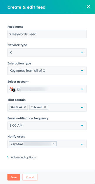X feed screenshot