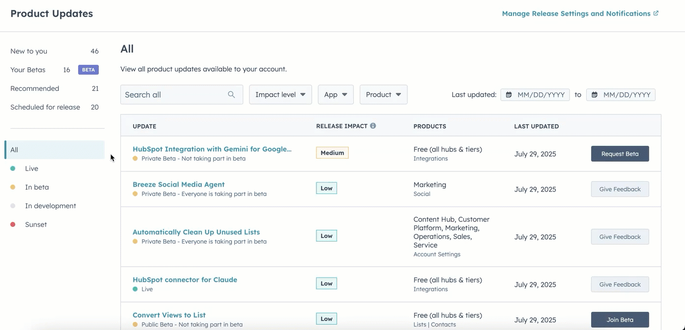 filter-product-updates