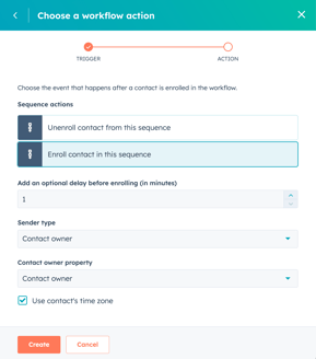 automate sequence enrollment