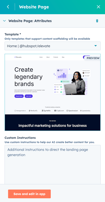 content-remix-website-page-template