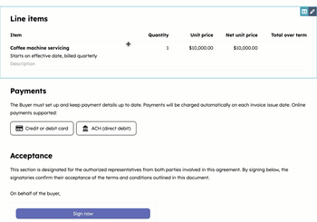 Animation of a user dragging the Cover letter module to a new position in the quote editor.