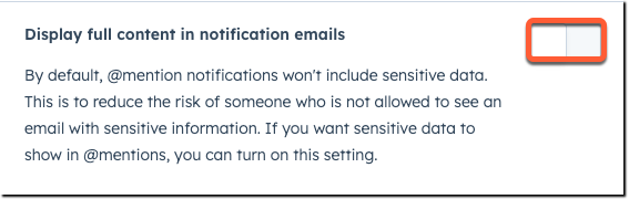 Data Is Full Notification Understand how Sensitive Data is used in HubSpot tools