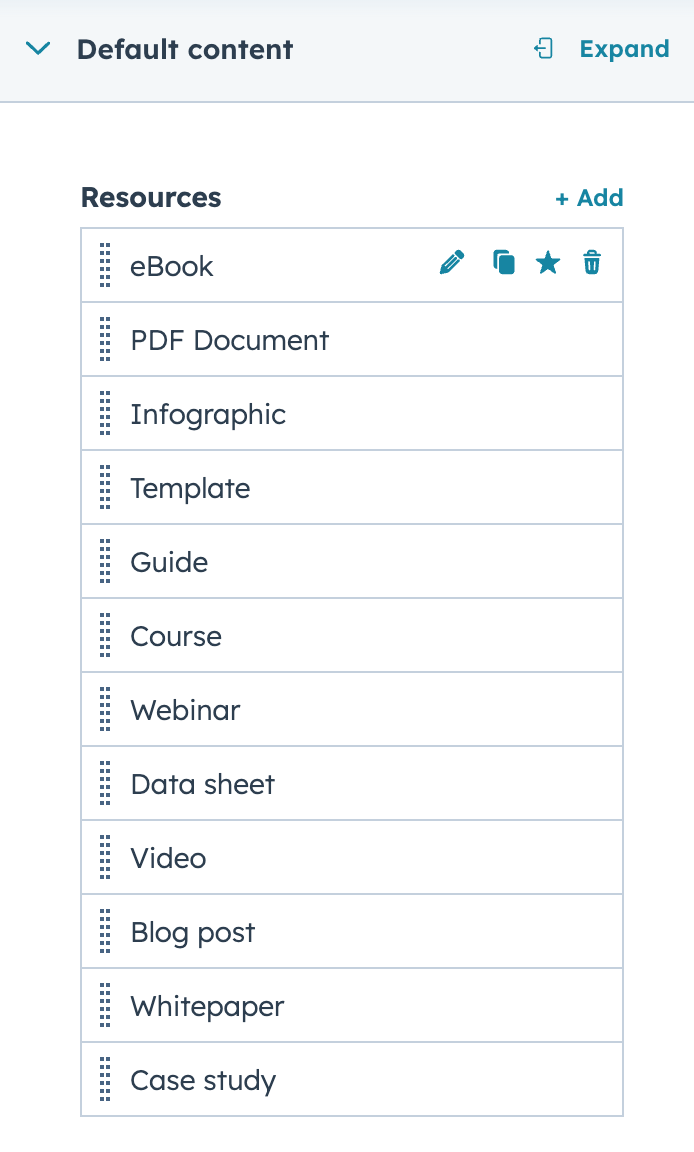 Use Default Modules In The Layout Editor