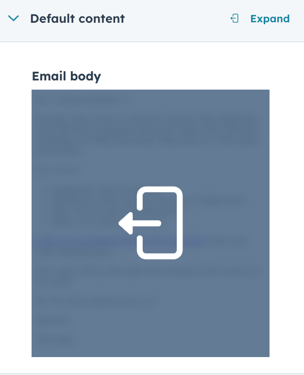 Use default modules in the layout editor