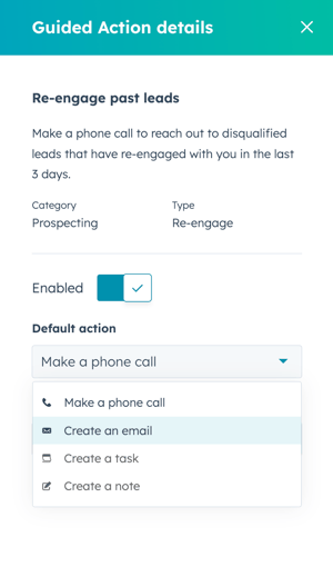 prospecting-settings-guided-action-default-action