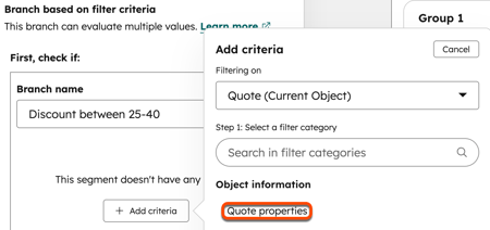 Workflow für Angebotsgenehmigung mit Angebots-Eigenschaften-Bedingungen, die zum Auslösen von Genehmigungsverzweigungen verwendet werden