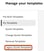 Legacy templates settings tab in HubSpot quote templates editor
