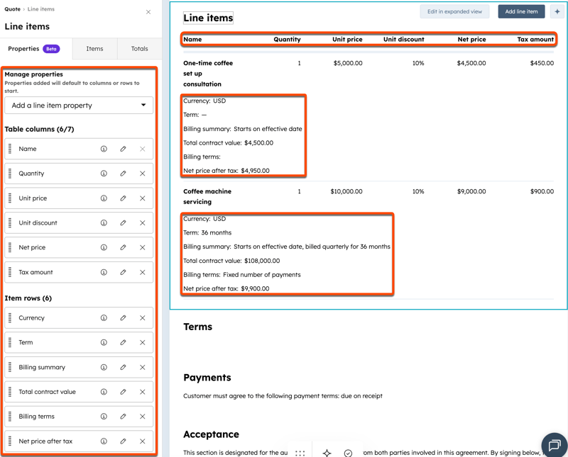 quotes-line-items-properties-columns-rows-1